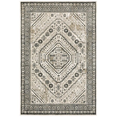 Oriental Weavers 7 ft. 10 in. x 10 ft. Georgia 659C0 Rectangle Area RugIvory G659C0240305ST